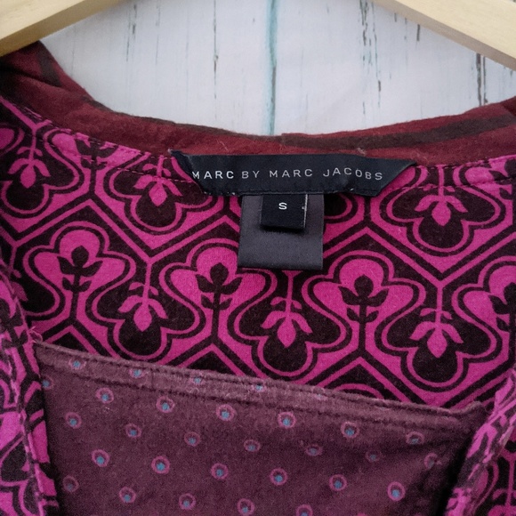 3/$20 Marc by Marc Jacobs Mixed Media Boho Hoodie - Picture 4 of 6